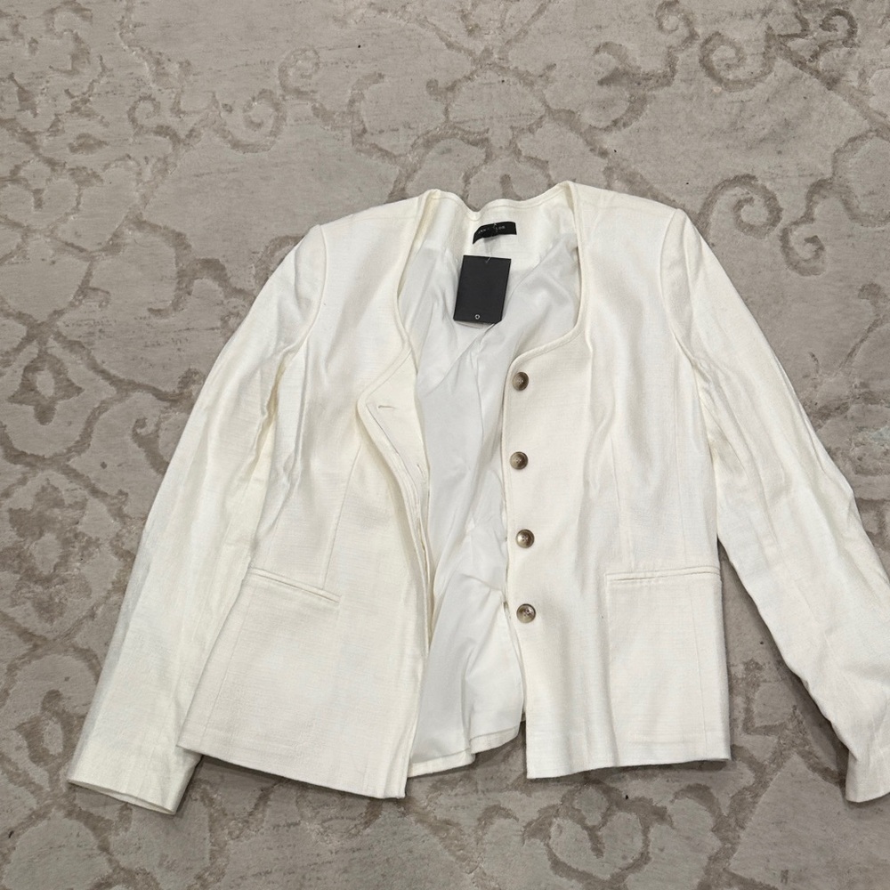 Tags On - Ann Taylor Elegant Off White Blazer